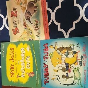 Vintage Childrens Vinyl Records